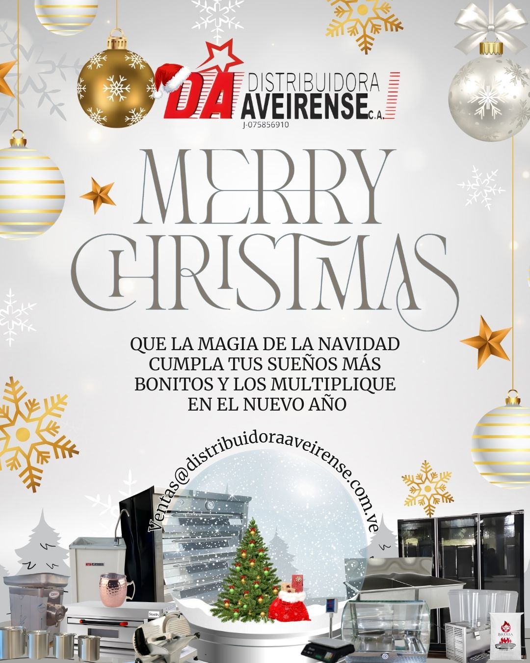 ¡Feliz Navidad de parte de la Familia Aveirense!