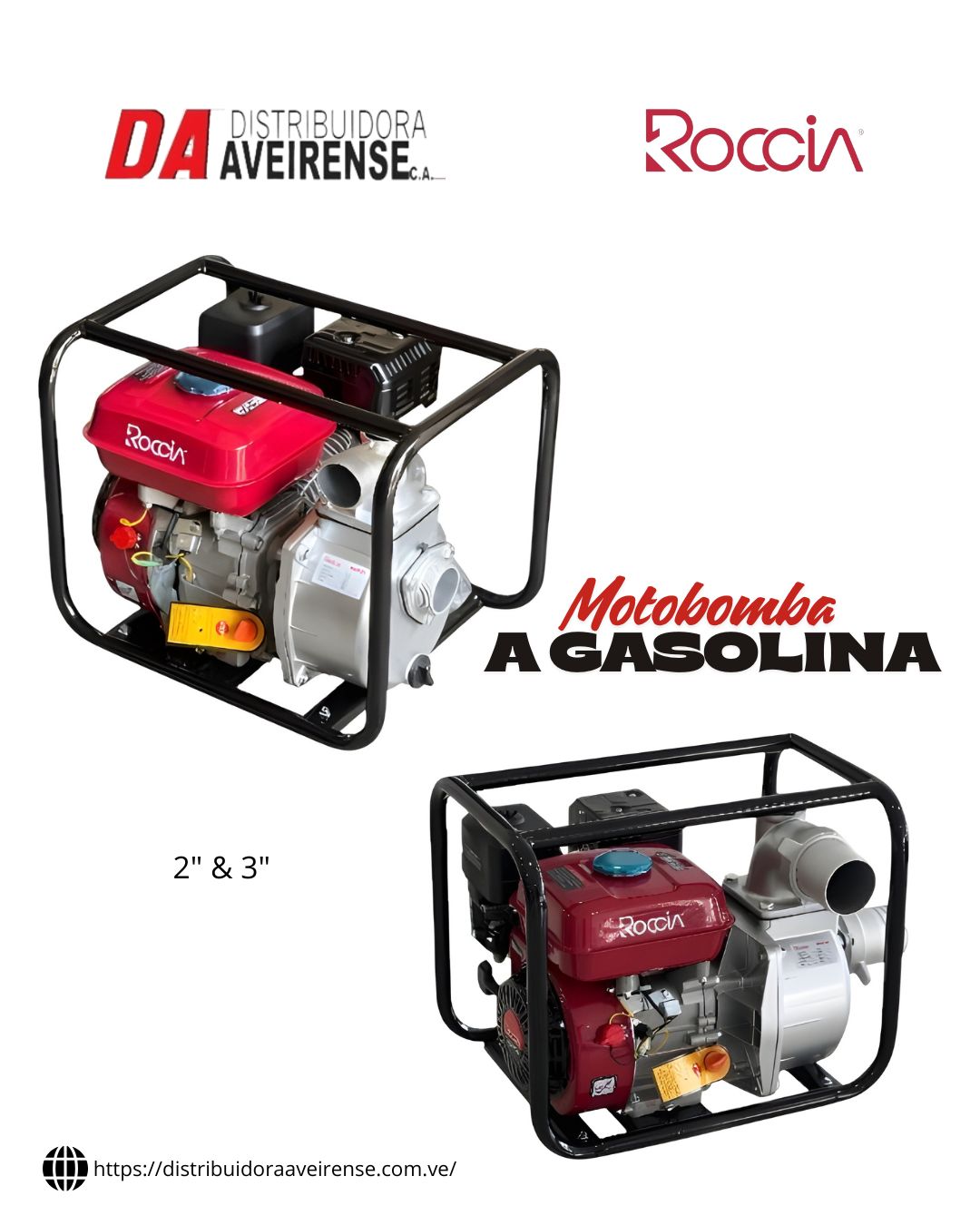 Motobombas de Agua a Gasolina