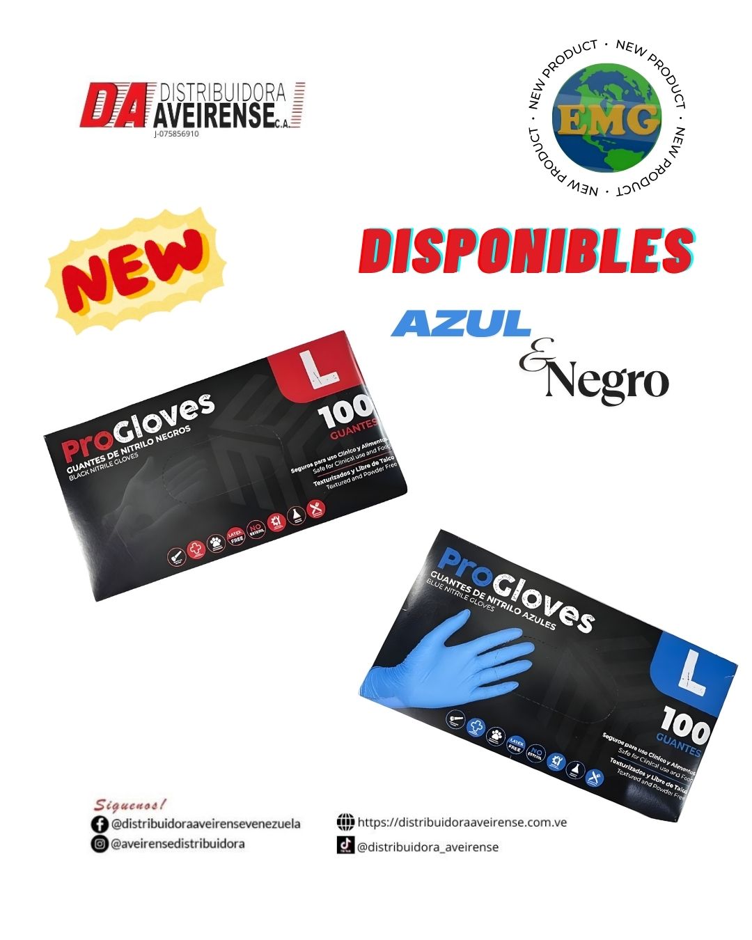 Guantes de Nitrilo Azules y Negros: Máxima Protección y Comodidad Profesional