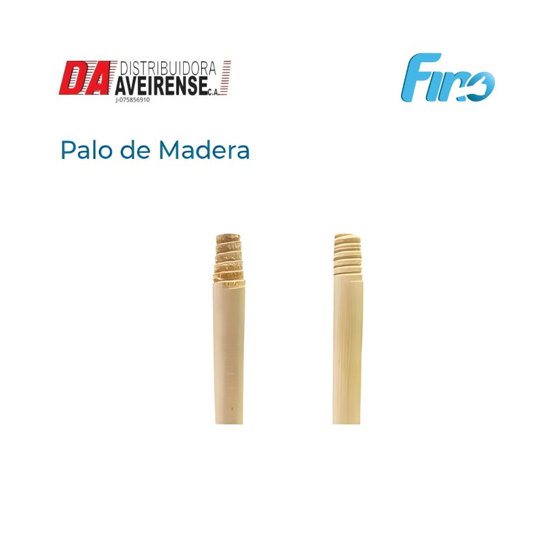 Palo de Madera Rosca Fina.