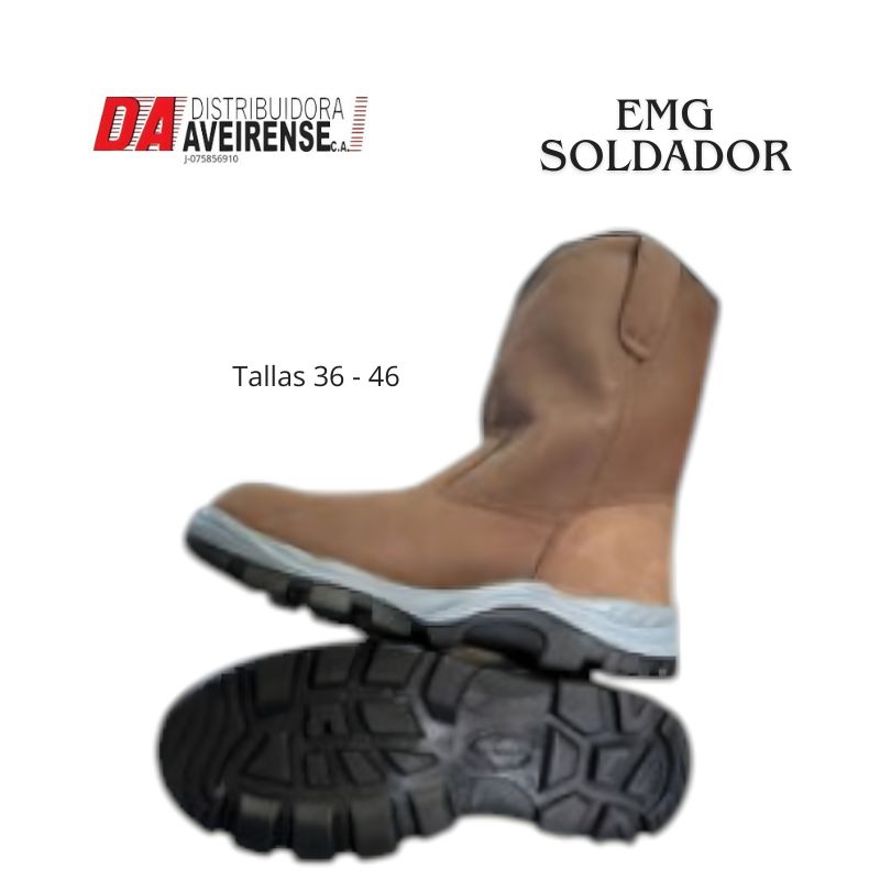 Botas de Seguridad EMG SOLDADOR Talla 42.
