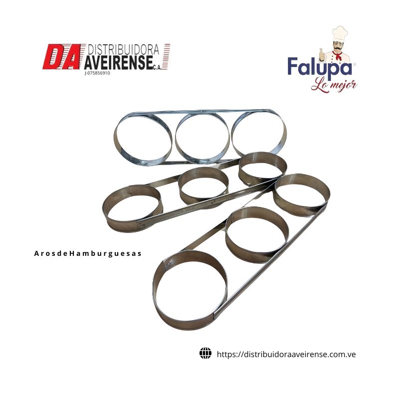 Bandeja A r o s d e H a m b u r g u e s a s A C E R O I N O X I D A B L E 13x3x3cm.