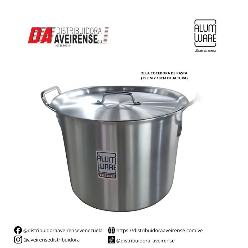 OLLA COCEDORA DE PASTA (35 CM x 18CM DE ALTURA)