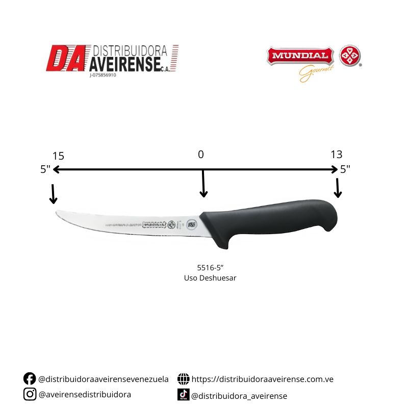 Cuchillo para Deshuesar Modelo 5516-5