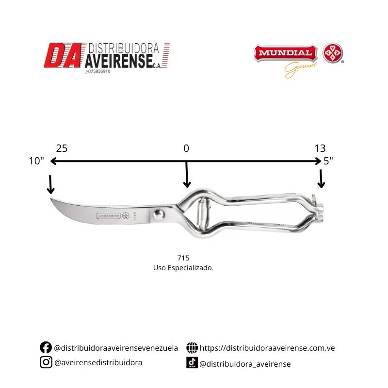 Tijera Uso especializado Modelo 715.