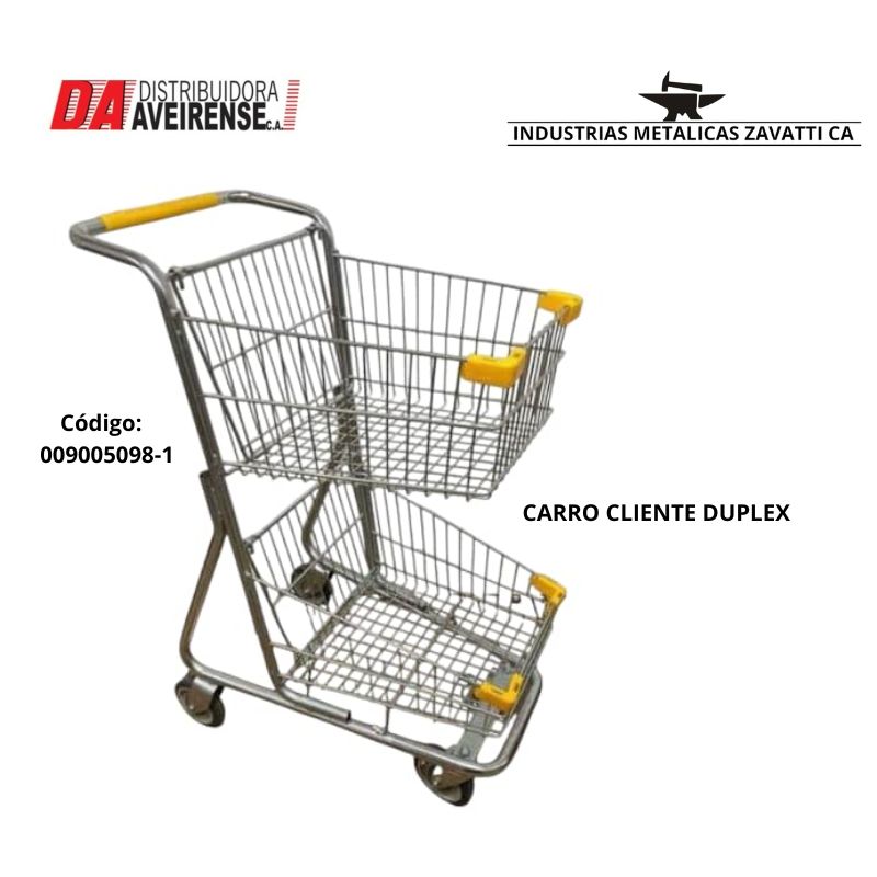 CARRO CLIENTE  DUPLEX  80 LITROS