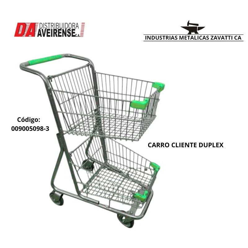 CARRO CLIENTE  DUPLEX  80 LITROS