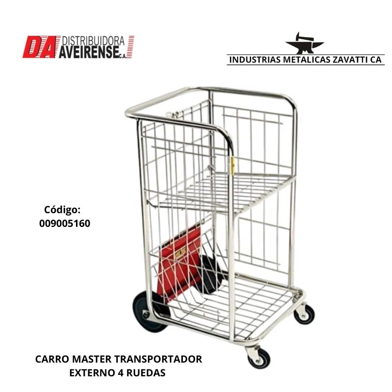  CARRO MASTER  TRANSPORTADOR  EXTERNO 4  RUEDAS