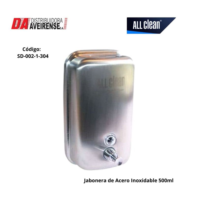 Jabonera de Acero Inoxidable de 500ml