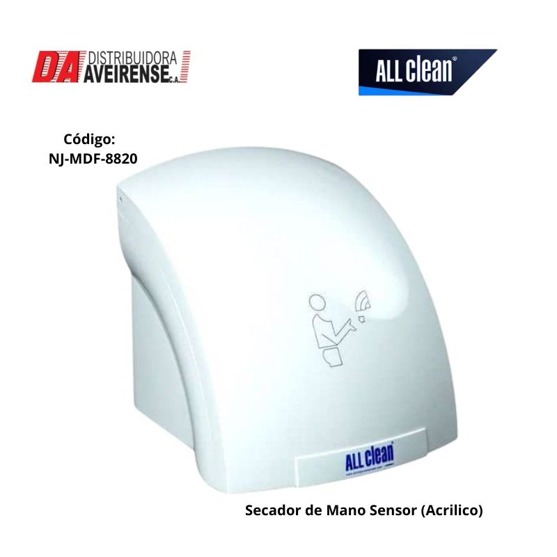 Secador de Mano Sensor (Acrilico)