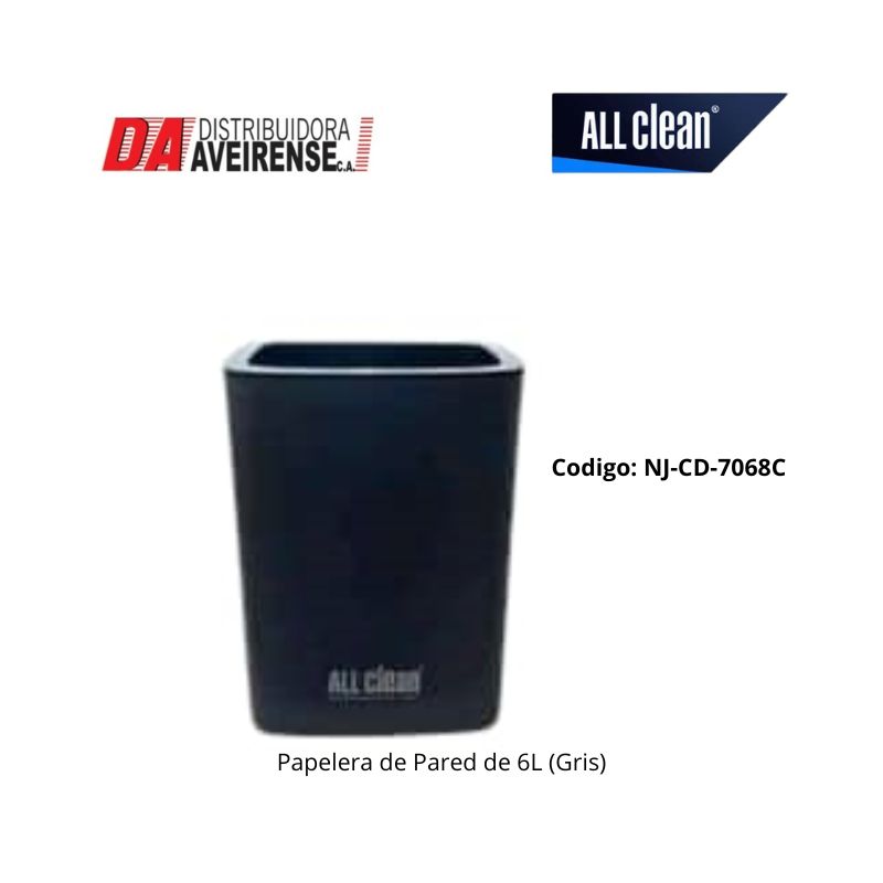 Papelera de Pared 6L (Gris).
