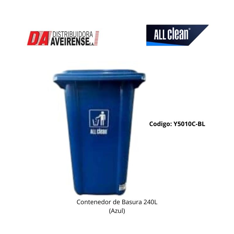 Contenedor de Basura 240L (Azul).