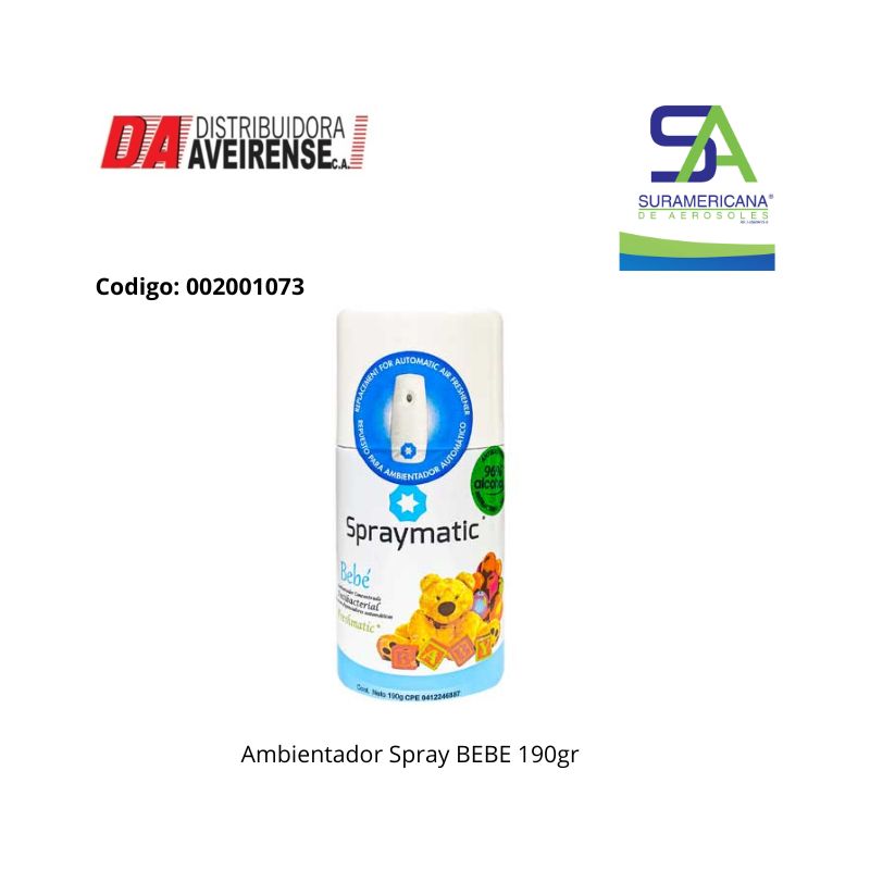 Ambientador Spray  BEBE 190gr