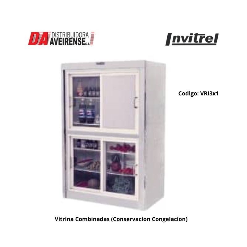 Vitrina Combinada Conservación Congelación 