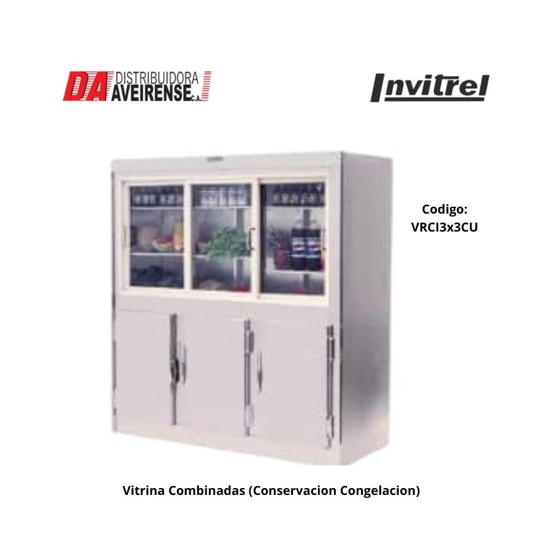 Vitrina Combinadas (Conservacion Congelacion) 