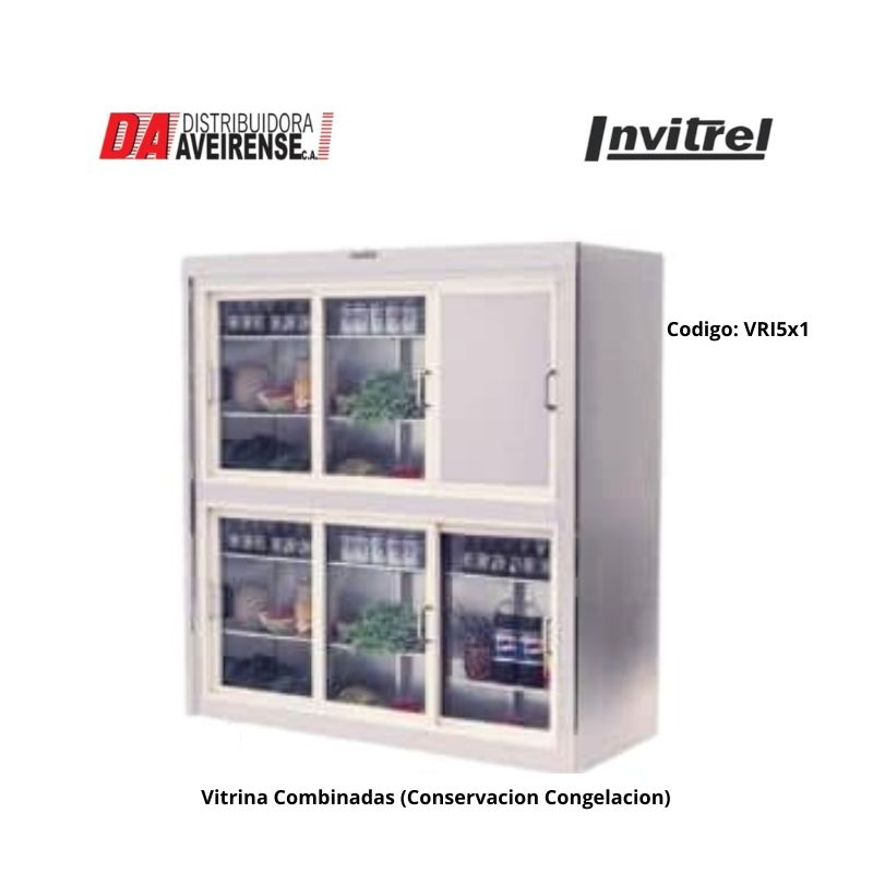 Vitrina Combinadas (Conservacion Congelacion) 