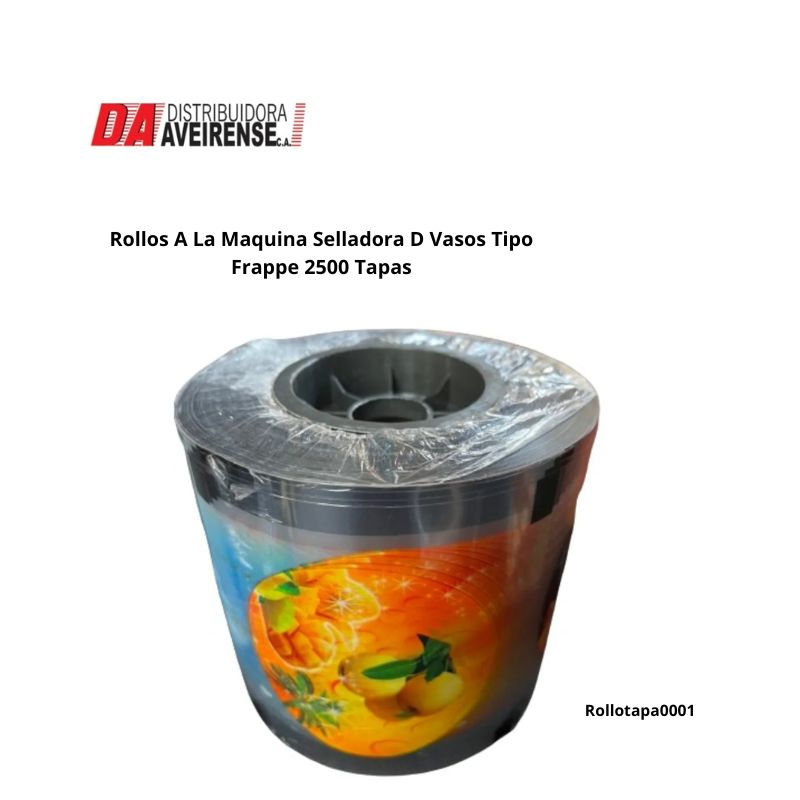 Rollos A La Maquina Selladora D Vasos Tipo Frappe 2500 Tapas.