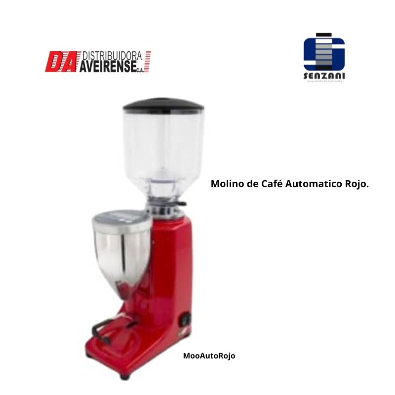 Molino de Cafe Automatico Rojo.