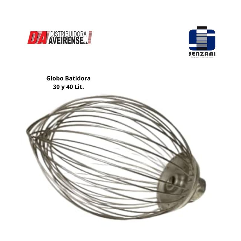 Globo  Batidora de 30 y 40 Litros. senzani 