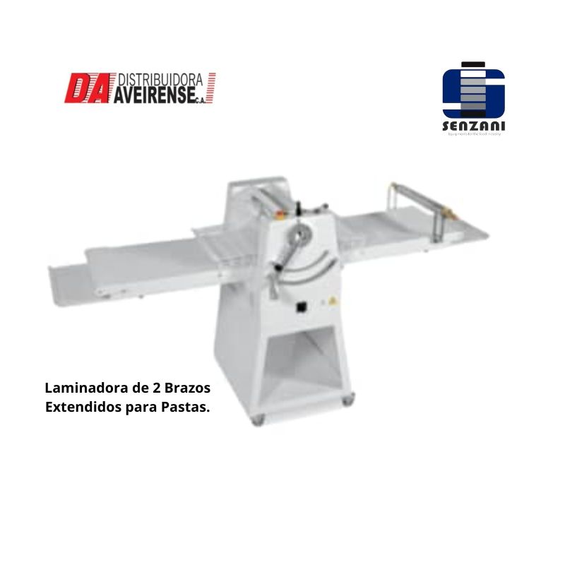Laminadora de Brazos Extendidos para Pasta de Dos Velocidades.