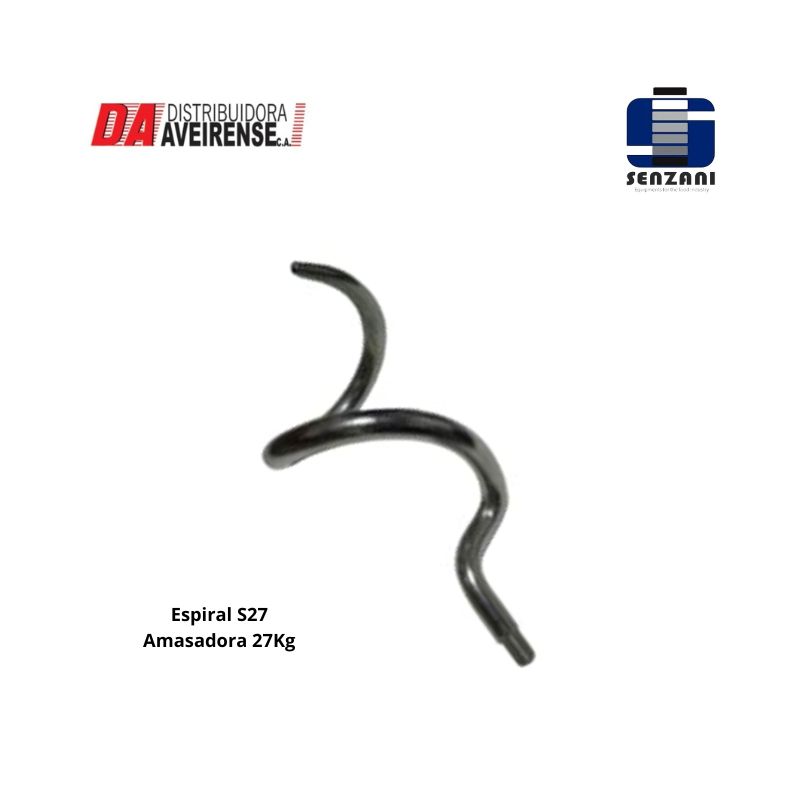 Espiral S27 Amasadora 27Kg. Senzani
