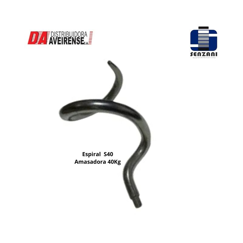 Espiral S40 Amasadora 40Kg. Senzani