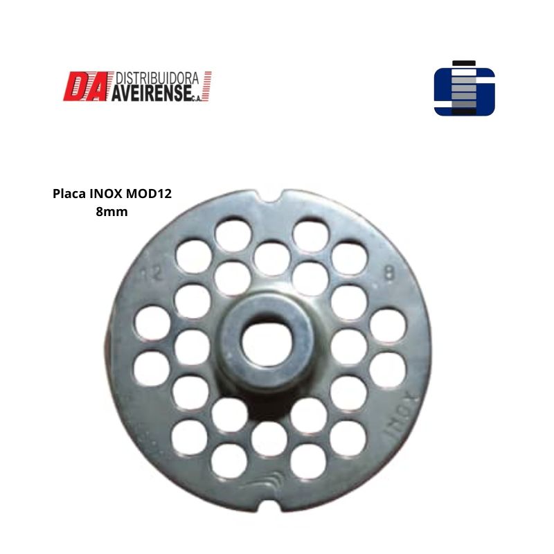 Placa INOX 8mm MOd 12. Salvador