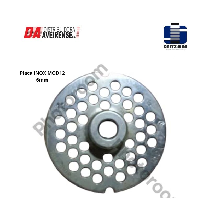Placa INOX  Mod.12 6mm. Salvador
