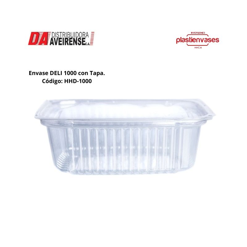 Envase DELI 1000. bulto de 200 unidades