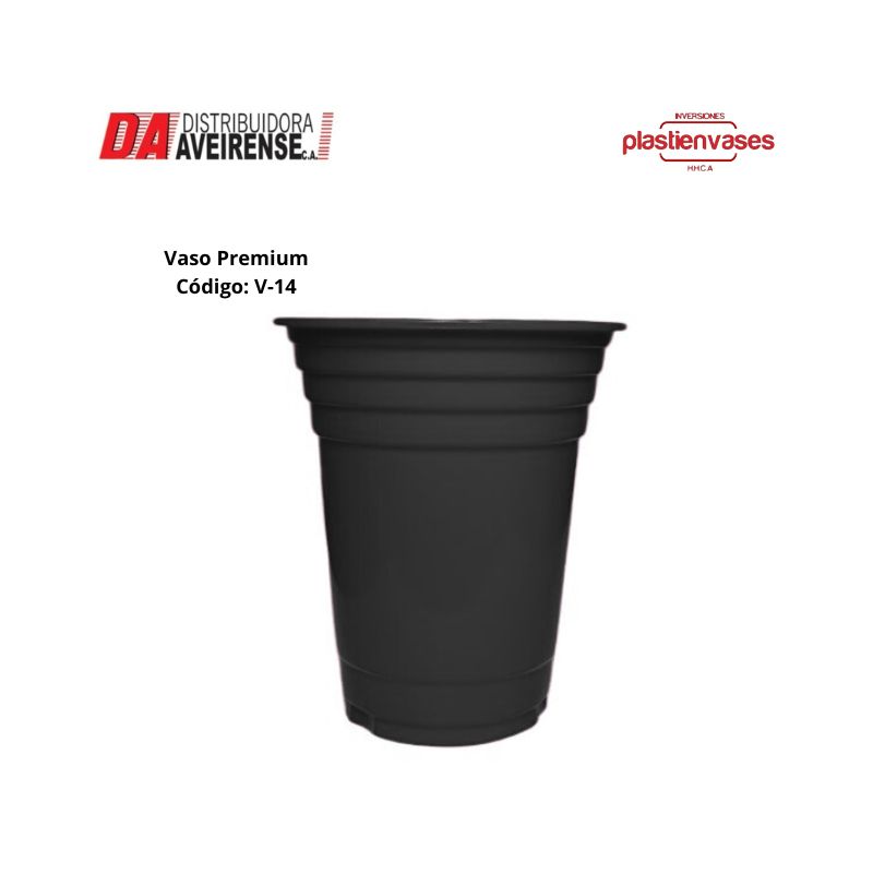 Vaso Premium 14oz NEGRO.