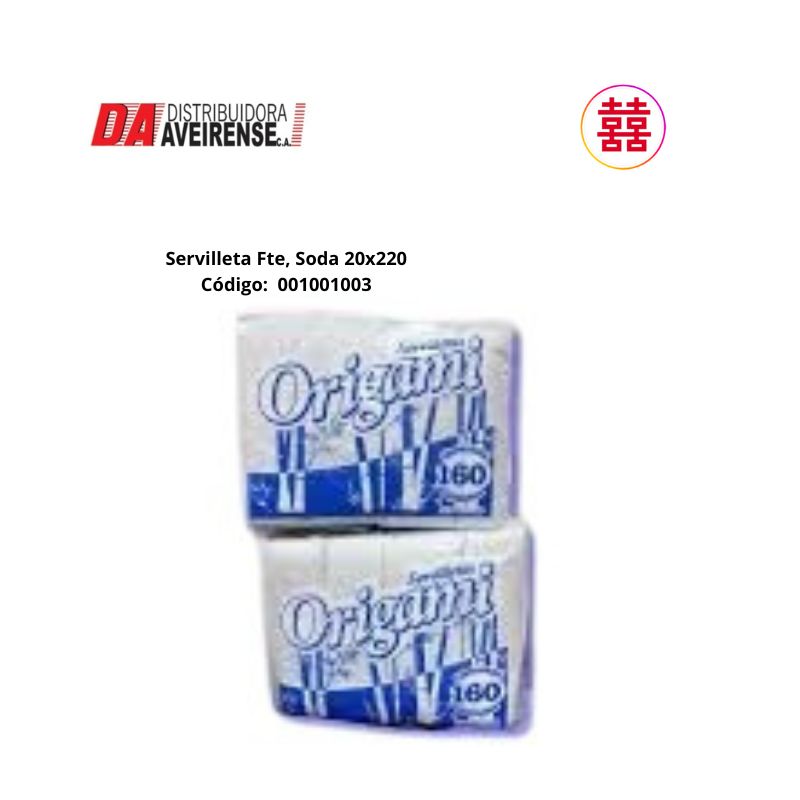 Servilleta Fte. Soda 20x220 