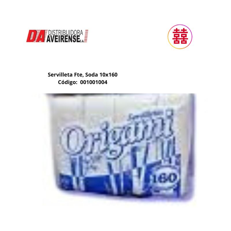 Servilleta Fte. Soda 10x160