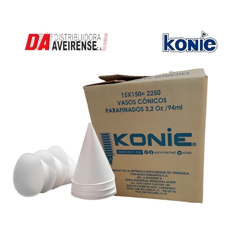 Vasos Conicos 3.2oz/94ml. (15x150)