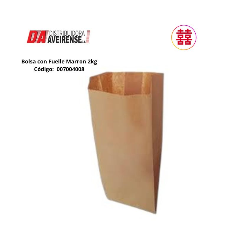 Bolsa de Papel 2kg con Fuelle (1x500).