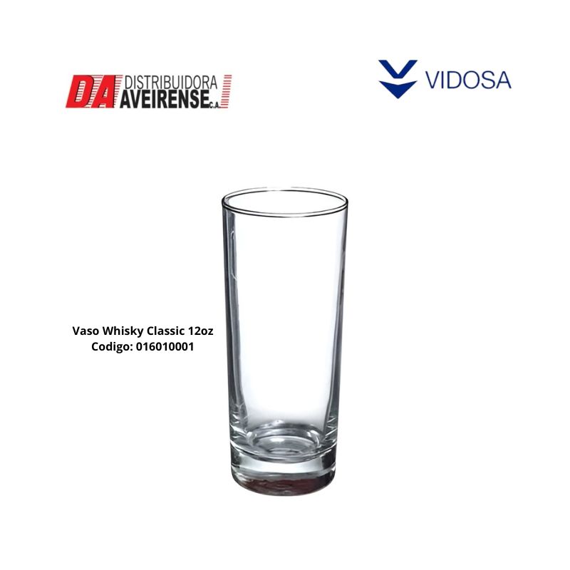 Vaso Whisky Classic 12oz.