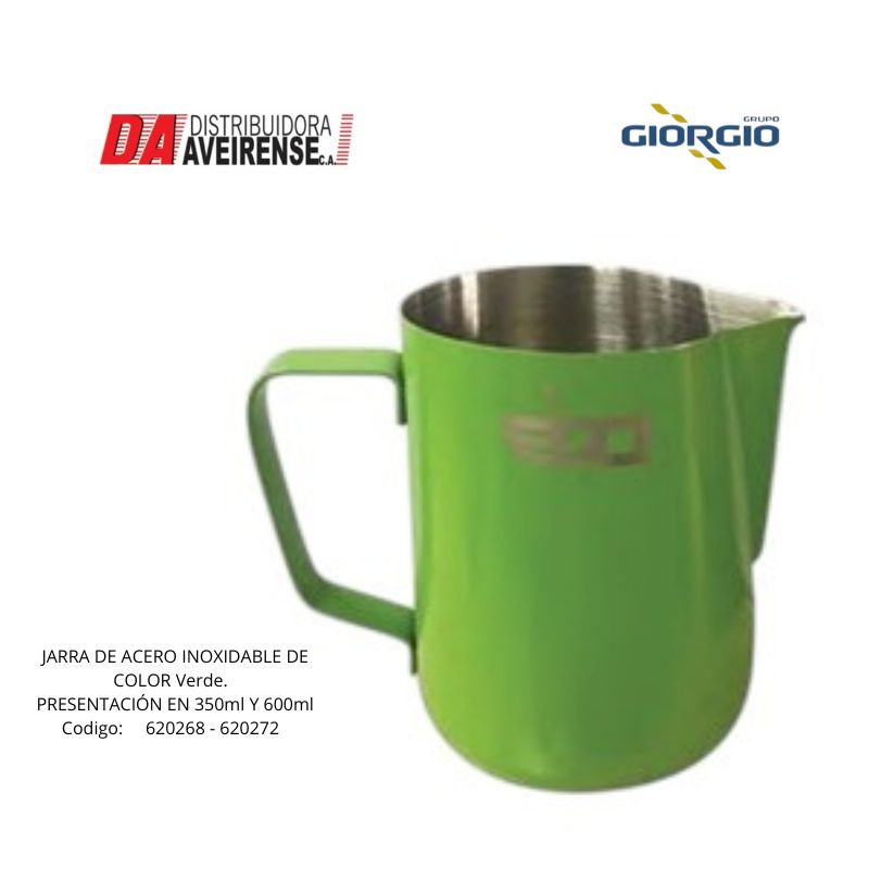 JARRA DE ACERO INOXIDABLE DE COLORES 350ml.
