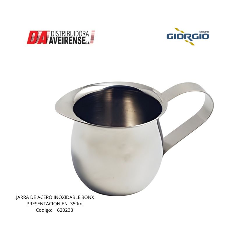  JARRA DE ACERO INOXIDABLE  3ONX. 